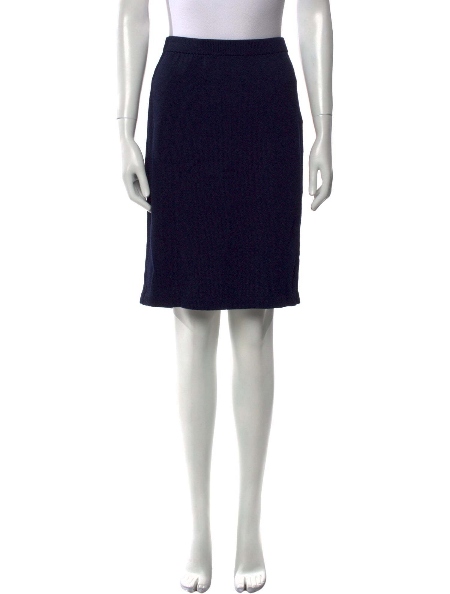 St. John Wool Knee-Length Skirt