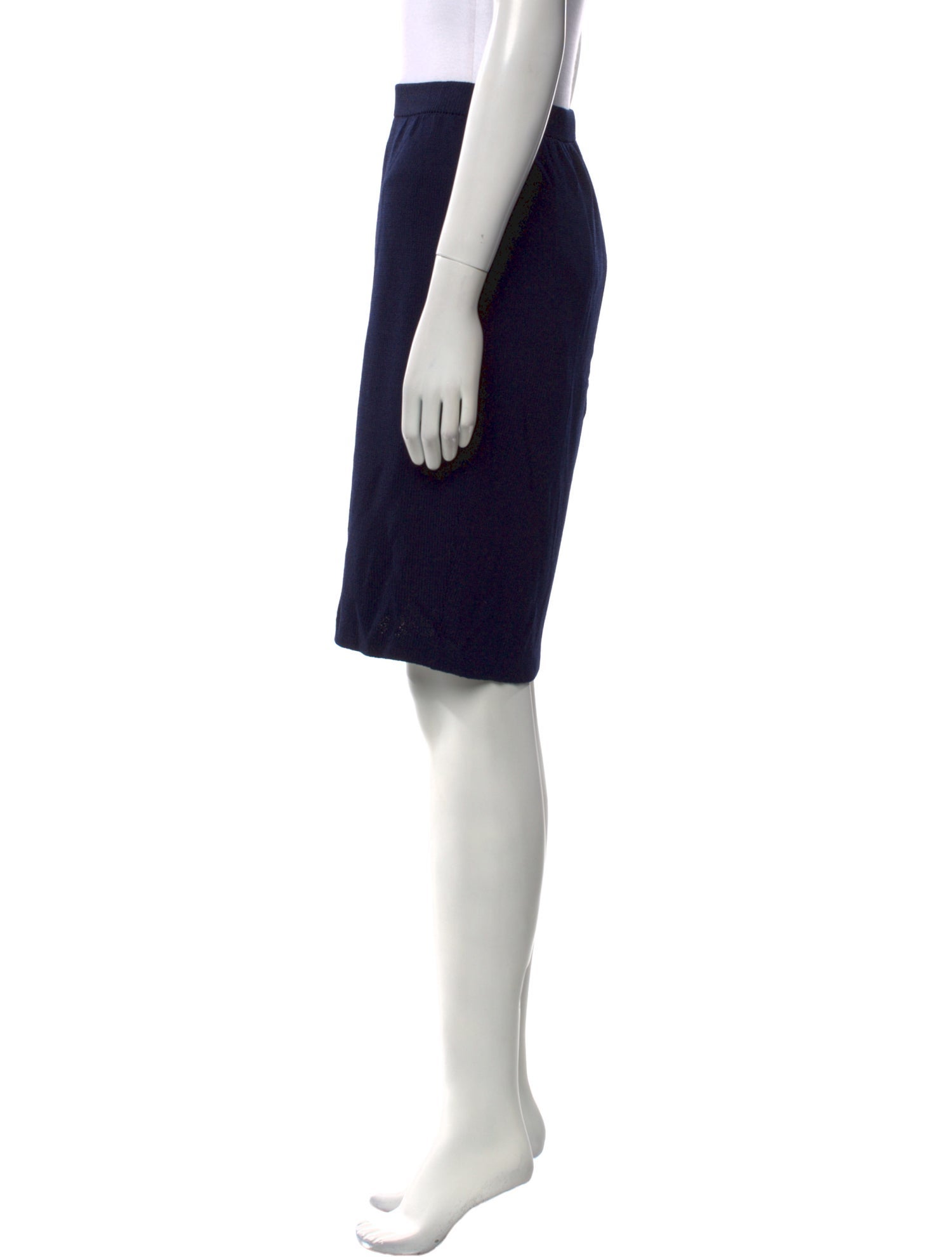 St. John Wool Knee-Length Skirt