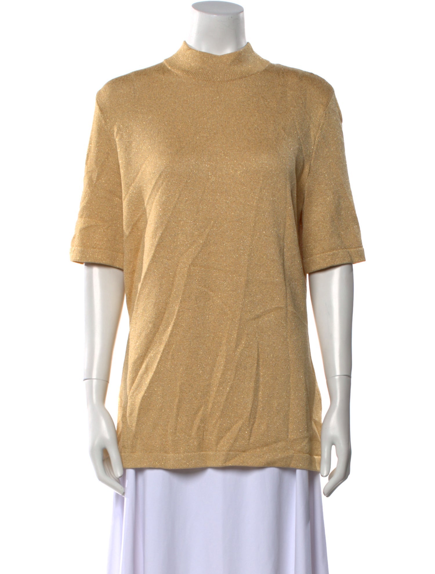 St. John Mock Neck Sweater