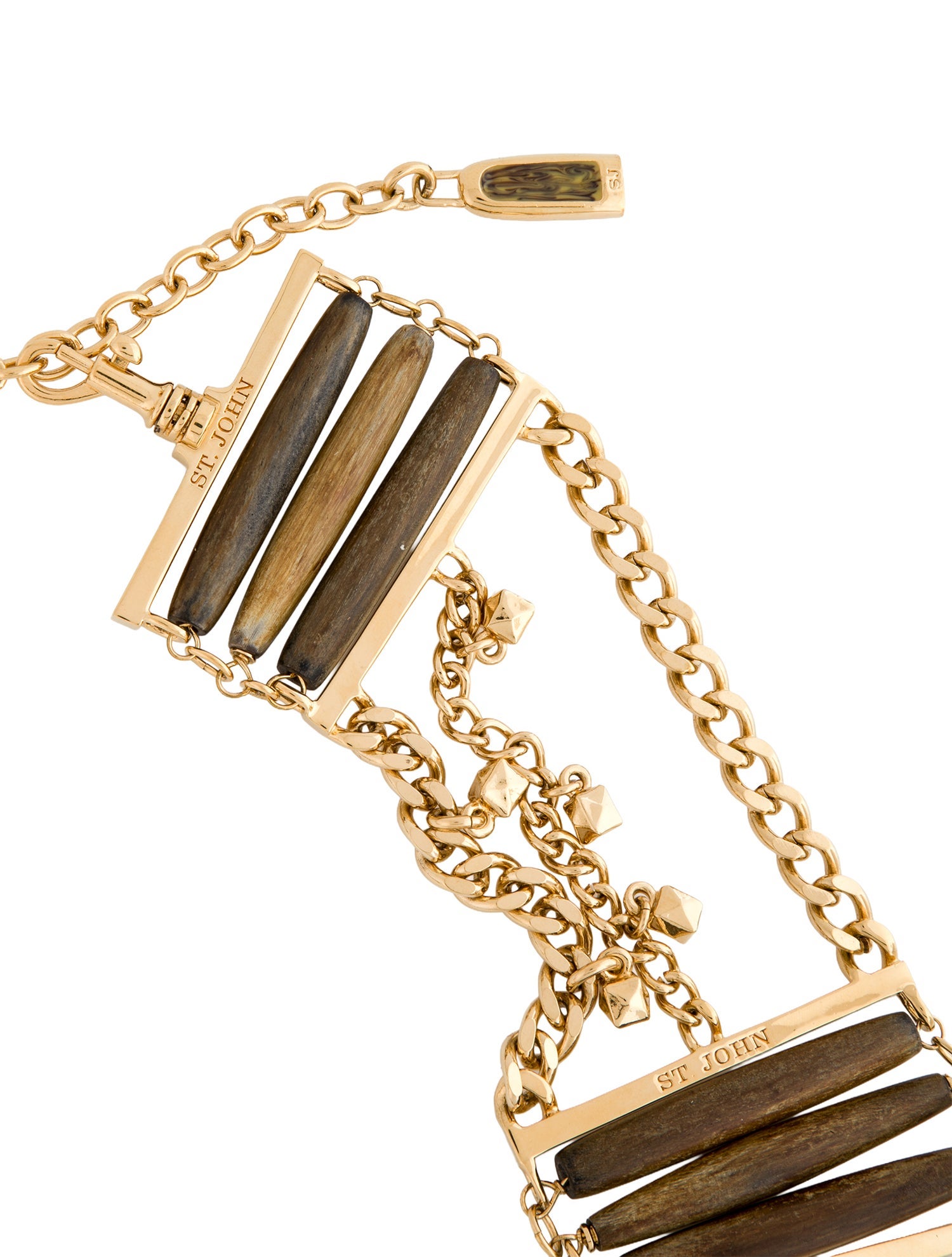 St. John Wide Metal Waist Belt