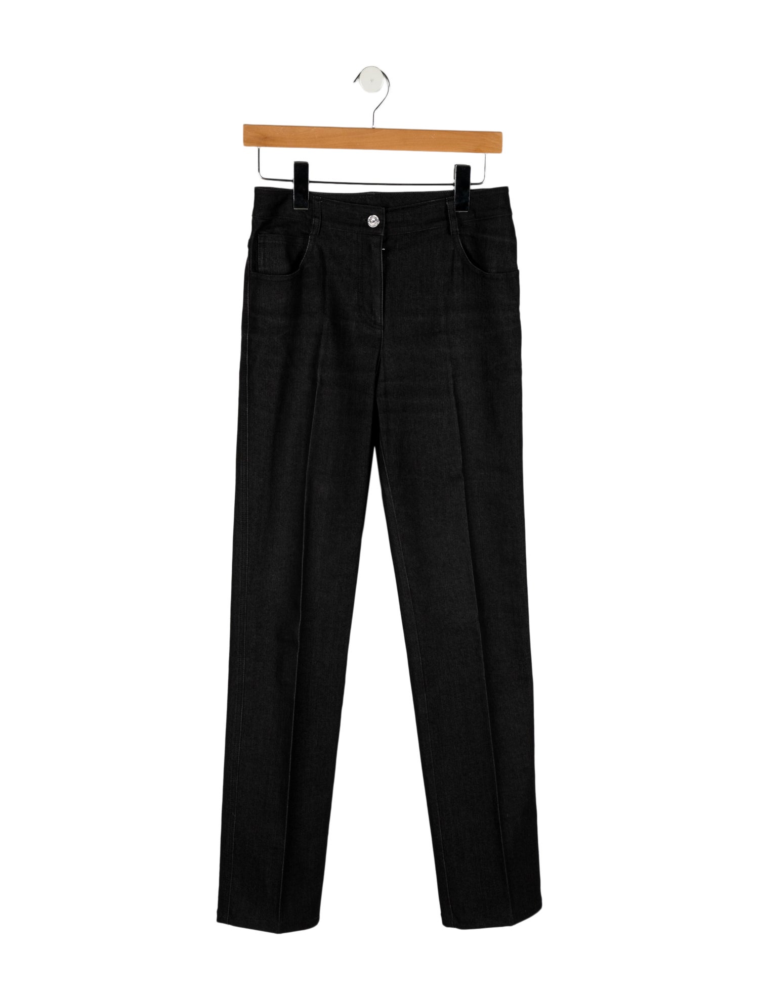 St. John High-Rise Straight Leg Jeans