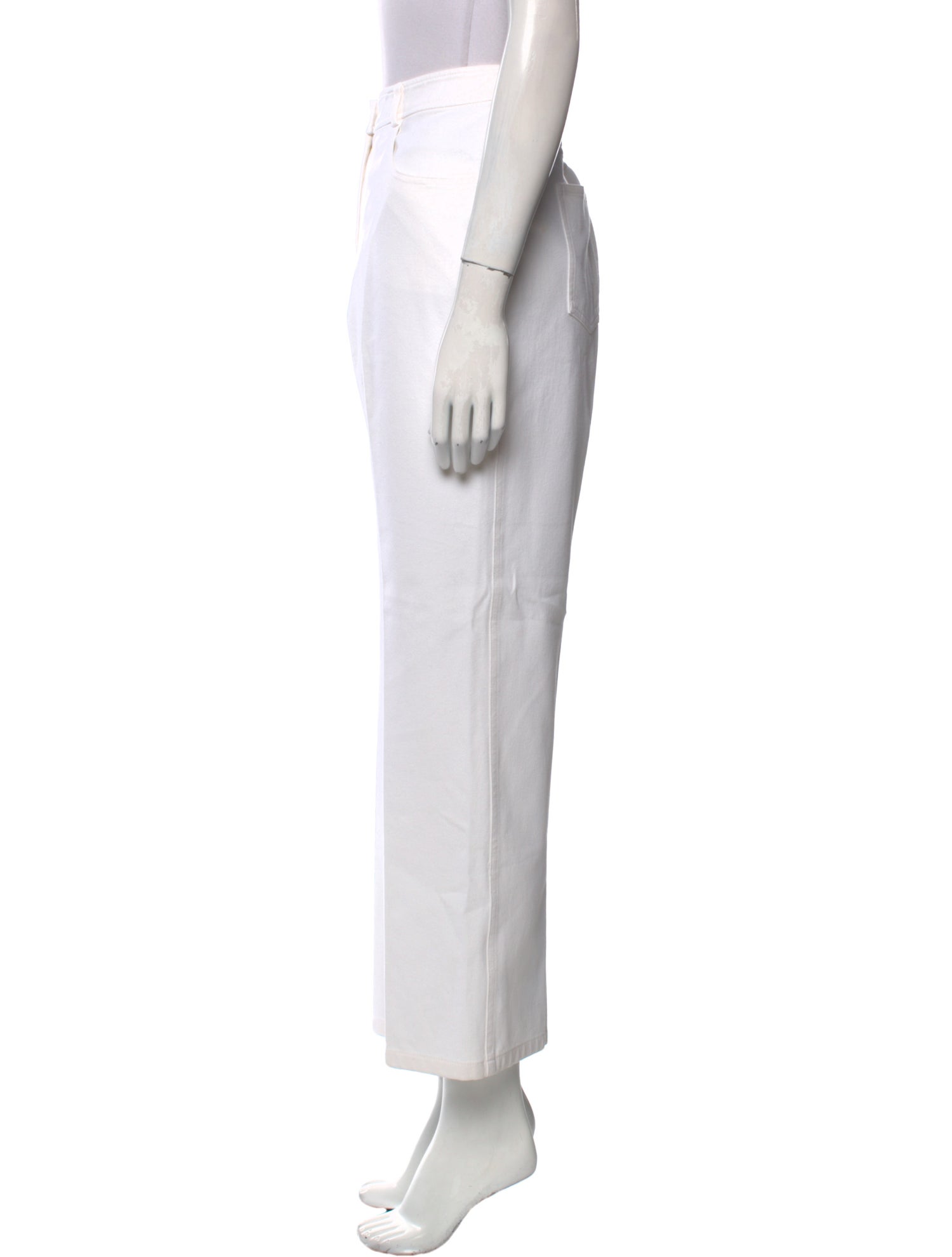 St. John Low-Rise Wide Leg Jeans