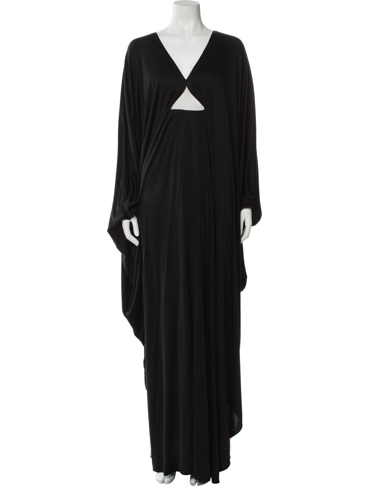 St. John V-Neck Long Dress