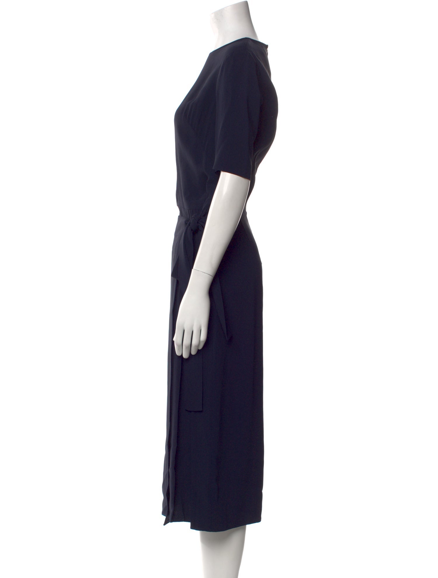 St. John Bateau Neckline Midi Length Dress w/ Tags