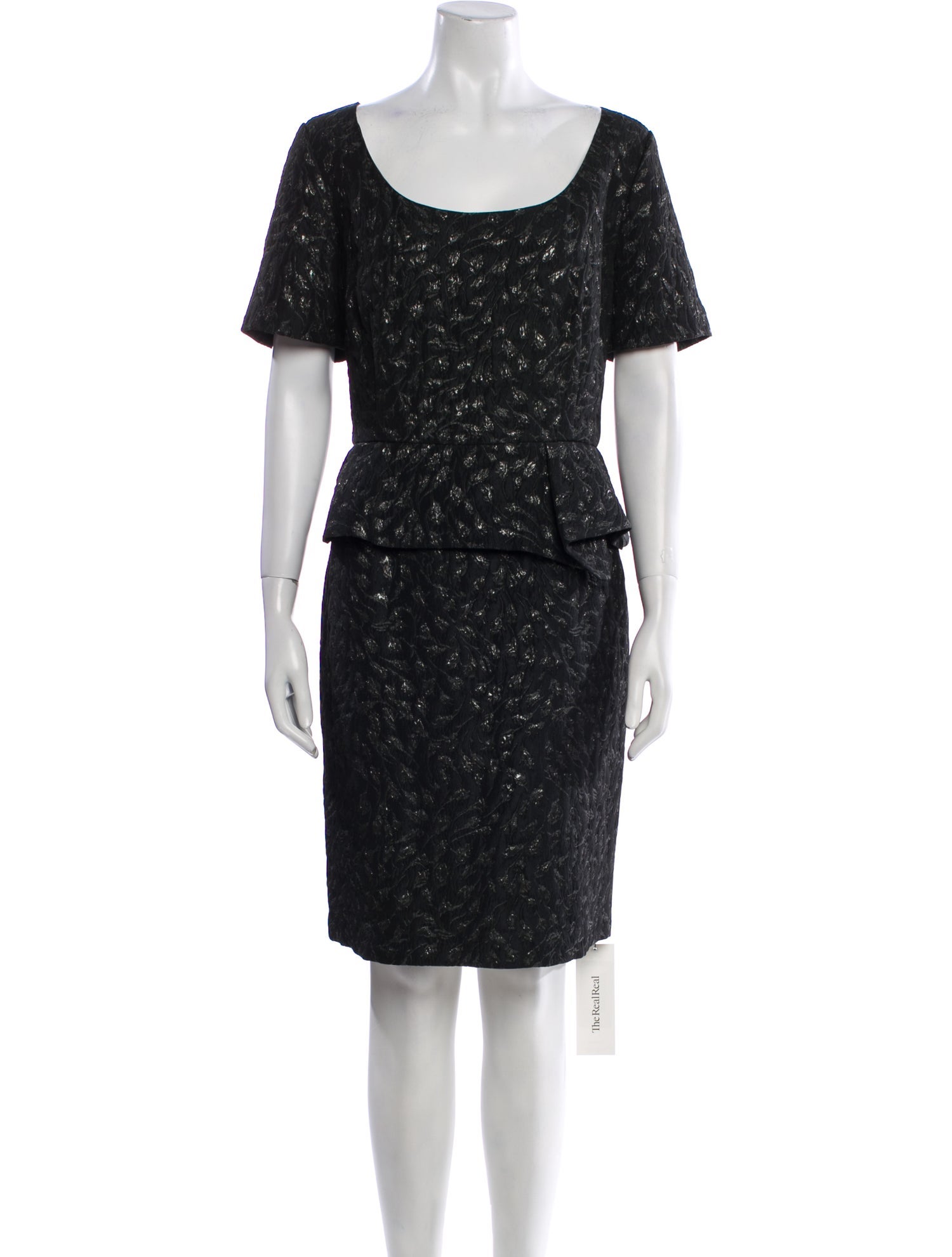 St. John Printed Knee-Length Dress