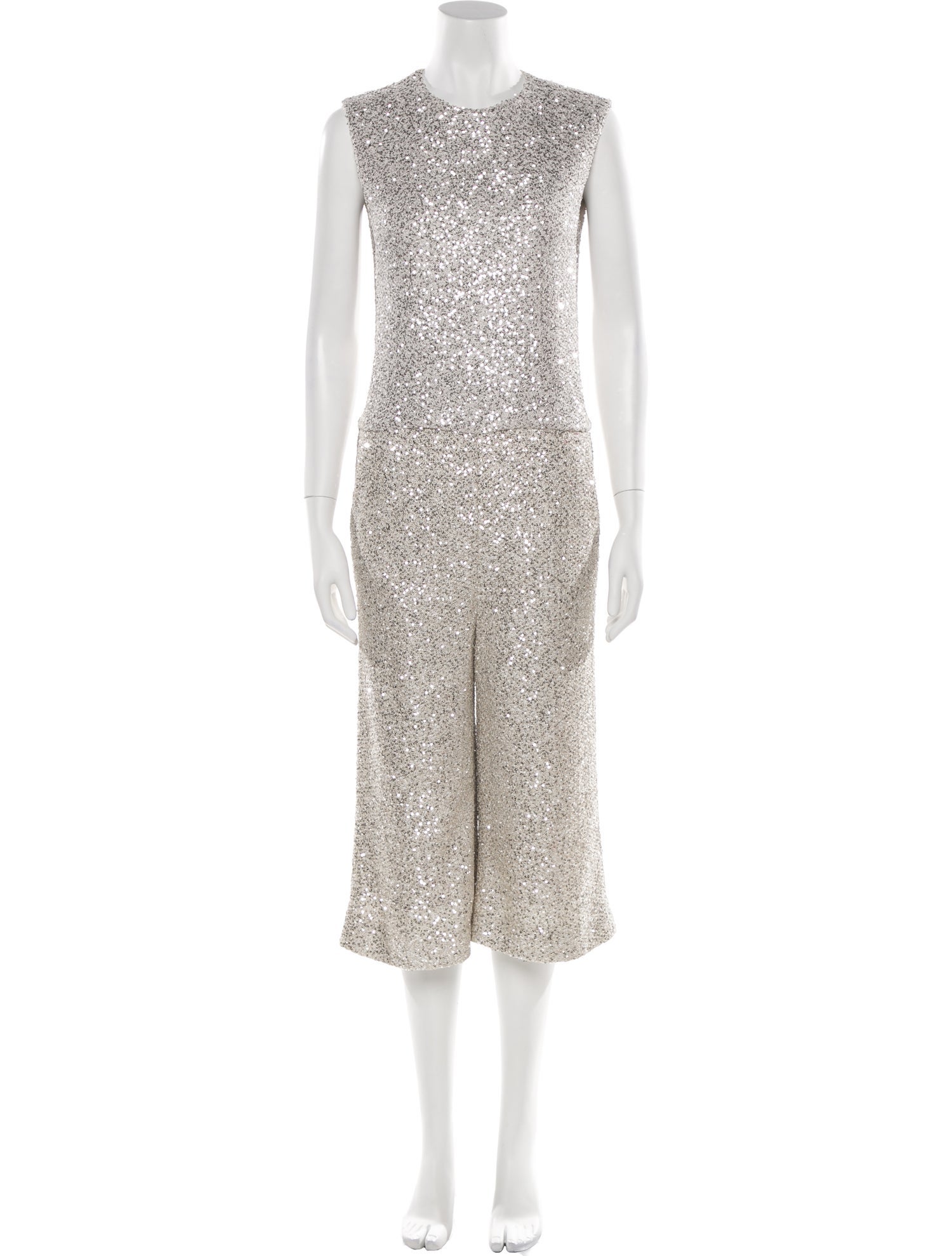 St. John Crew Neck Jumpsuit