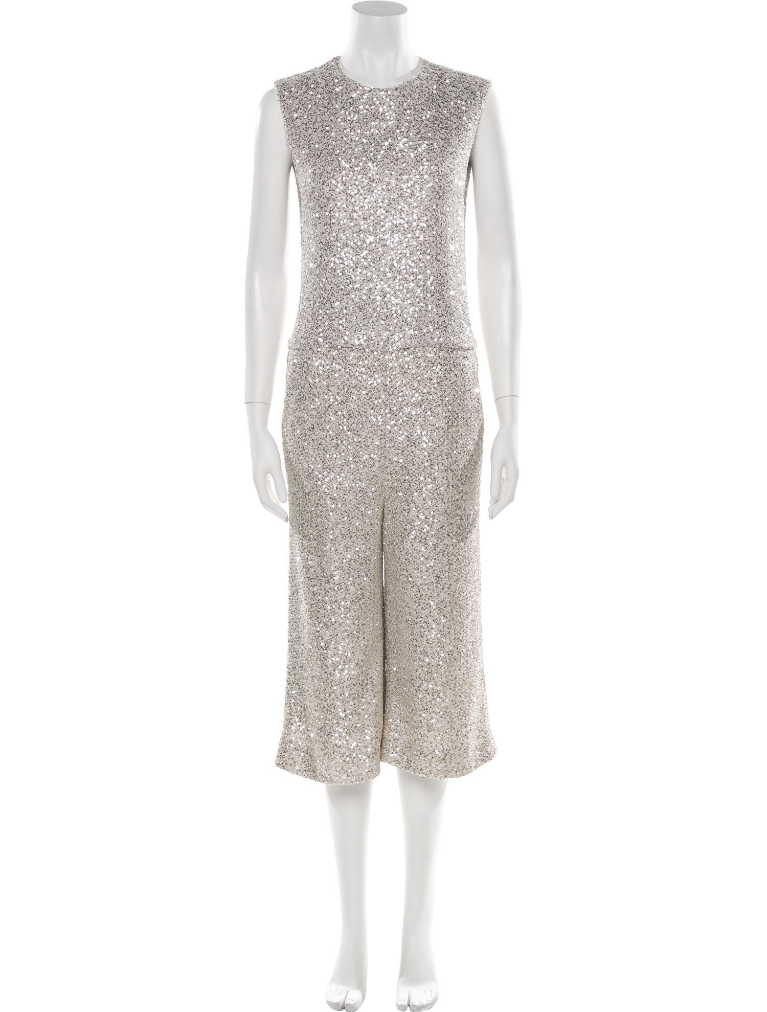 St. John Crew Neck Jumpsuit