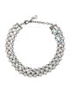 St. John Crystal Double Strand Necklace