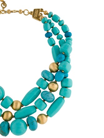 St. John Bead Double Strand Necklace