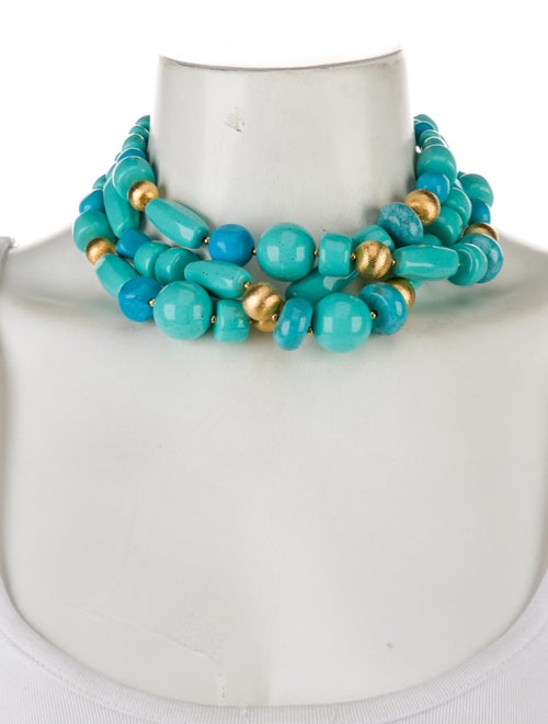 St. John Bead Double Strand Necklace