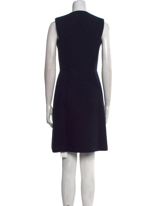 St. John V-Neck Knee-Length Dress