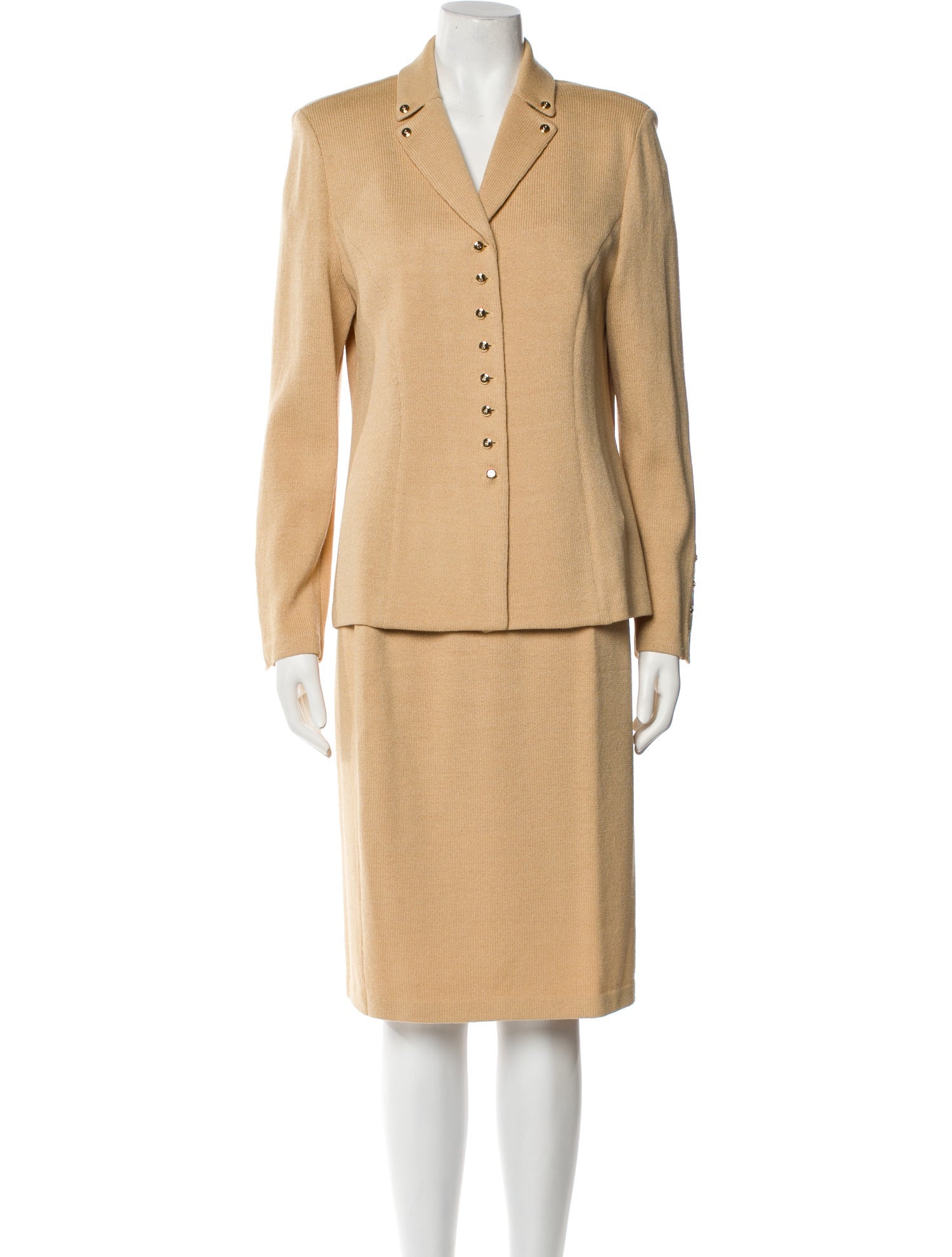 St. John Wool Skirt Set