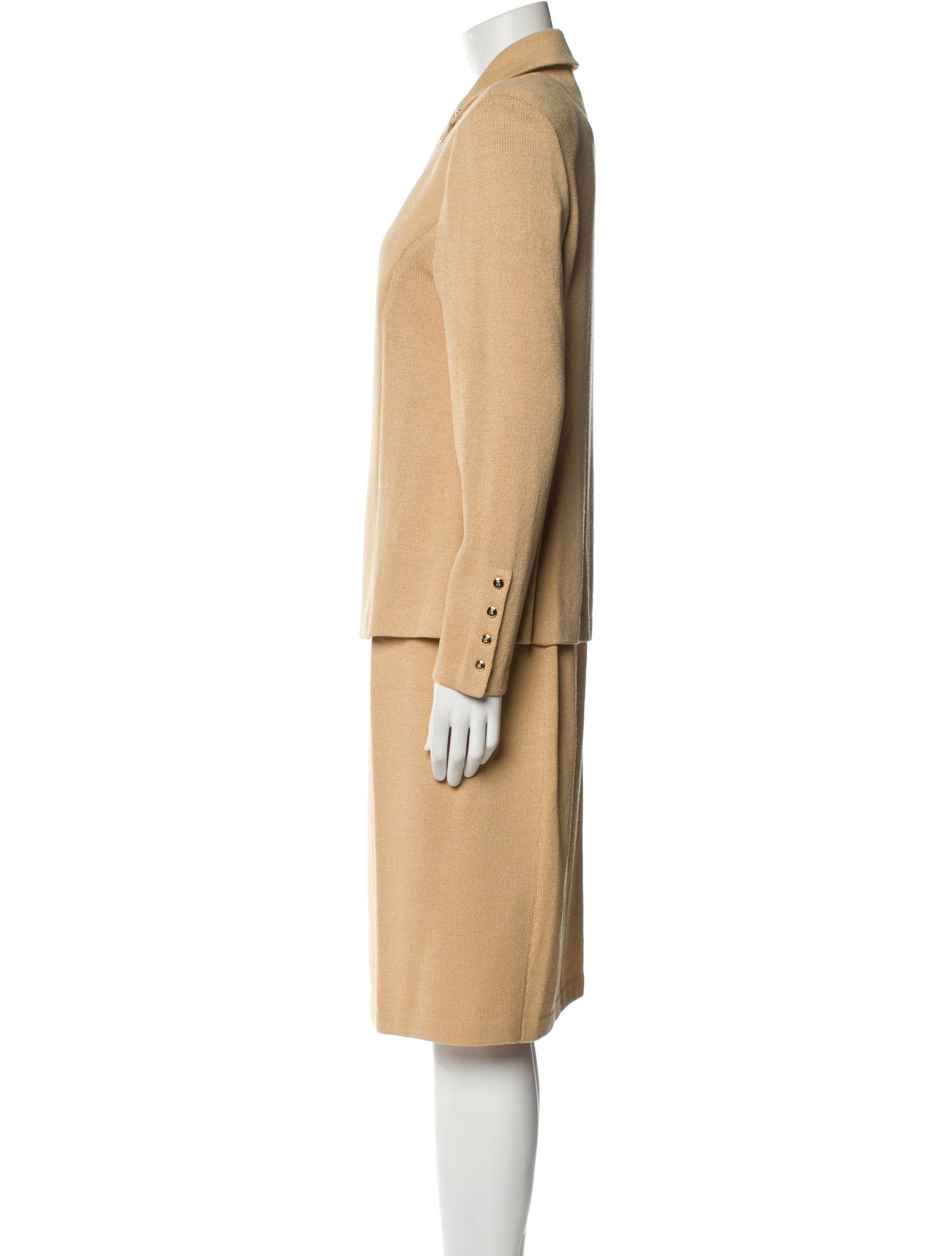 St. John Wool Skirt Set