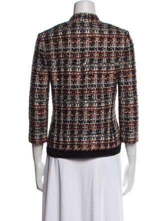 St. John Tweed Pattern Evening Jacket