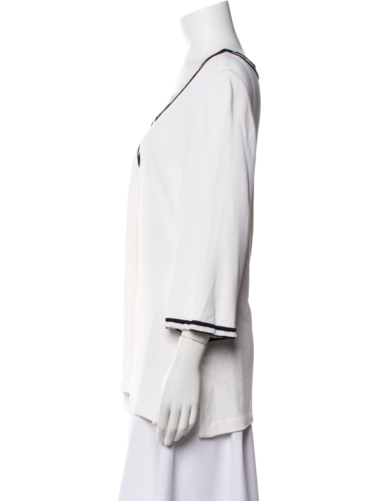 St. John Scoop Neck Sweater