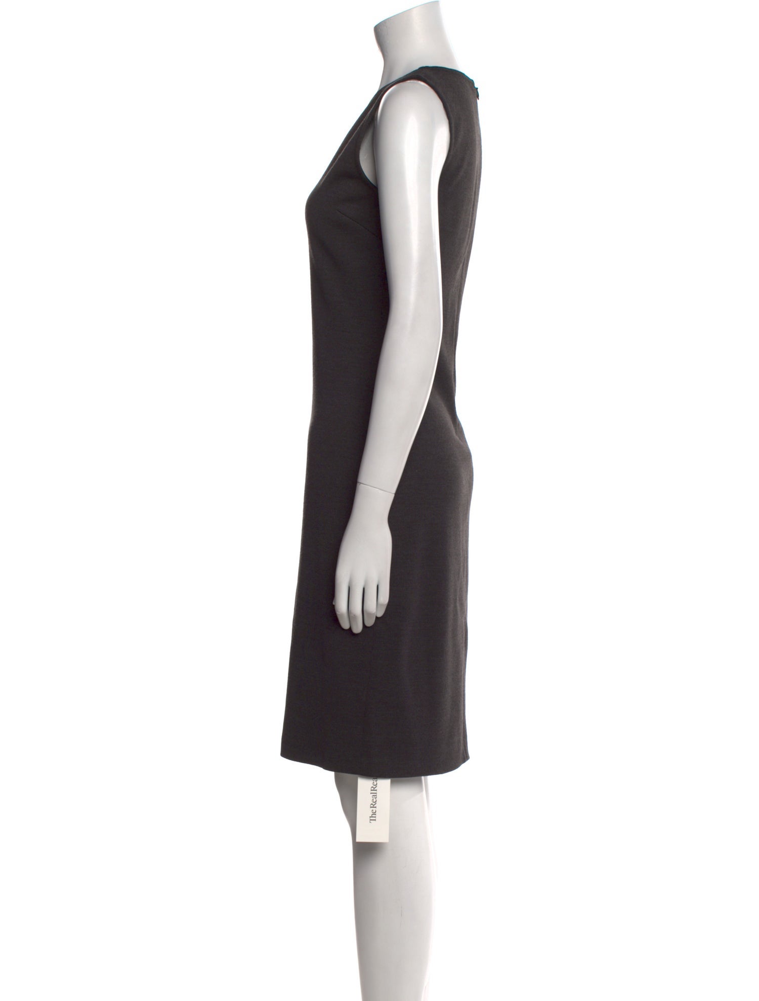 St. John V-Neck Knee-Length Dress