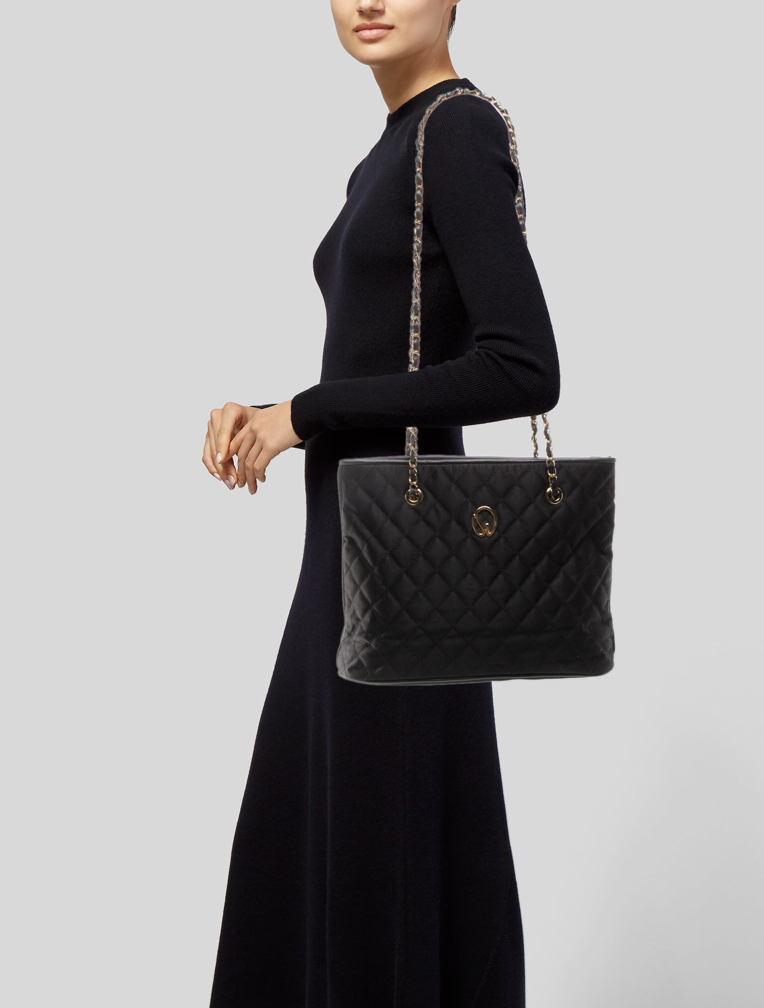 St. John Quilted Bucket Bag