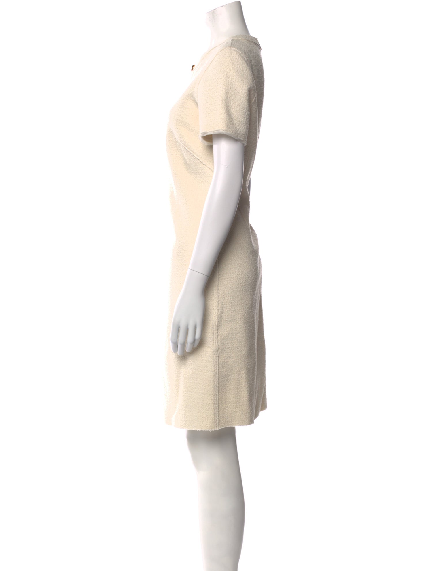 St. John Crew Neck Mini Dress