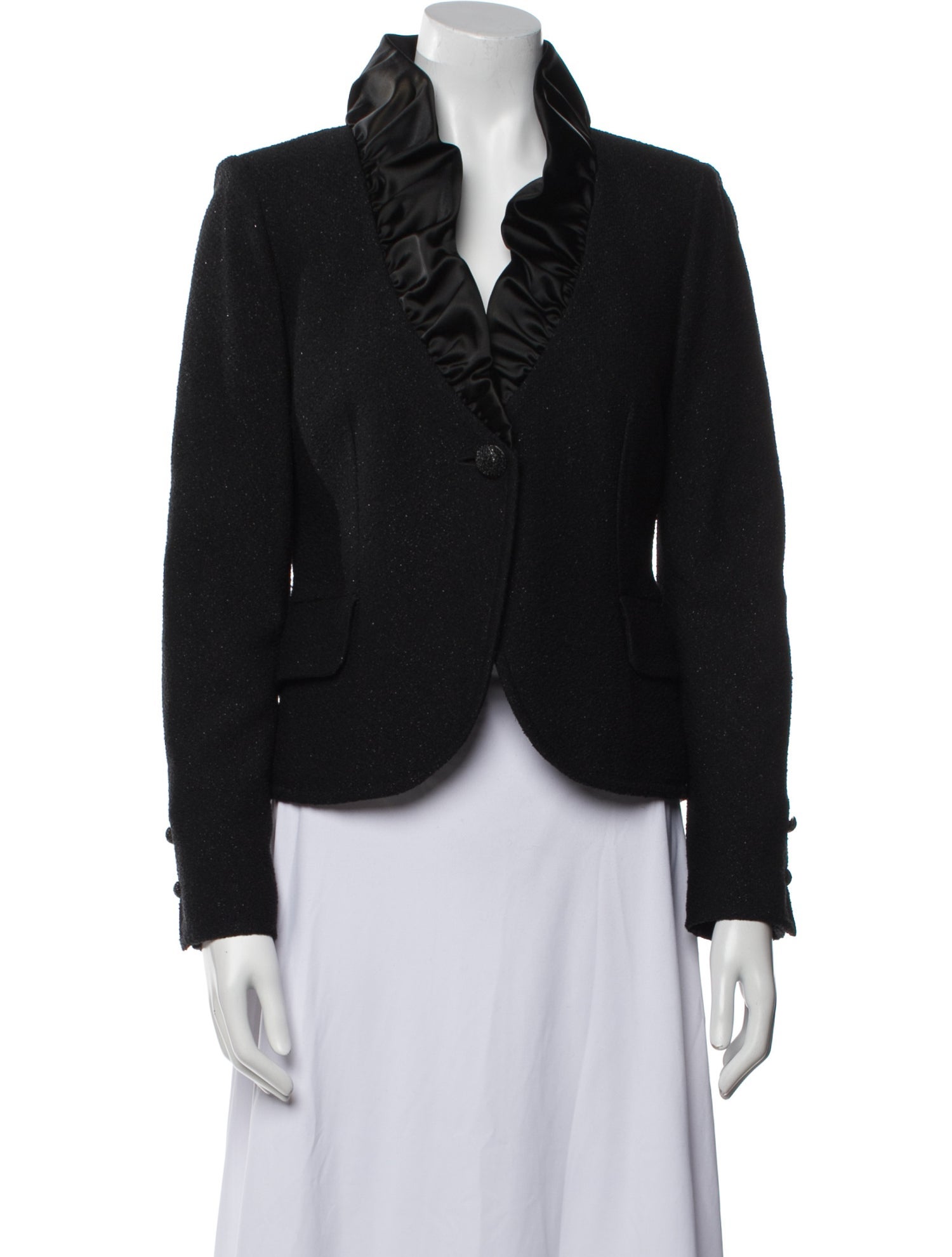 St. John Tweed Pattern Evening Jacket