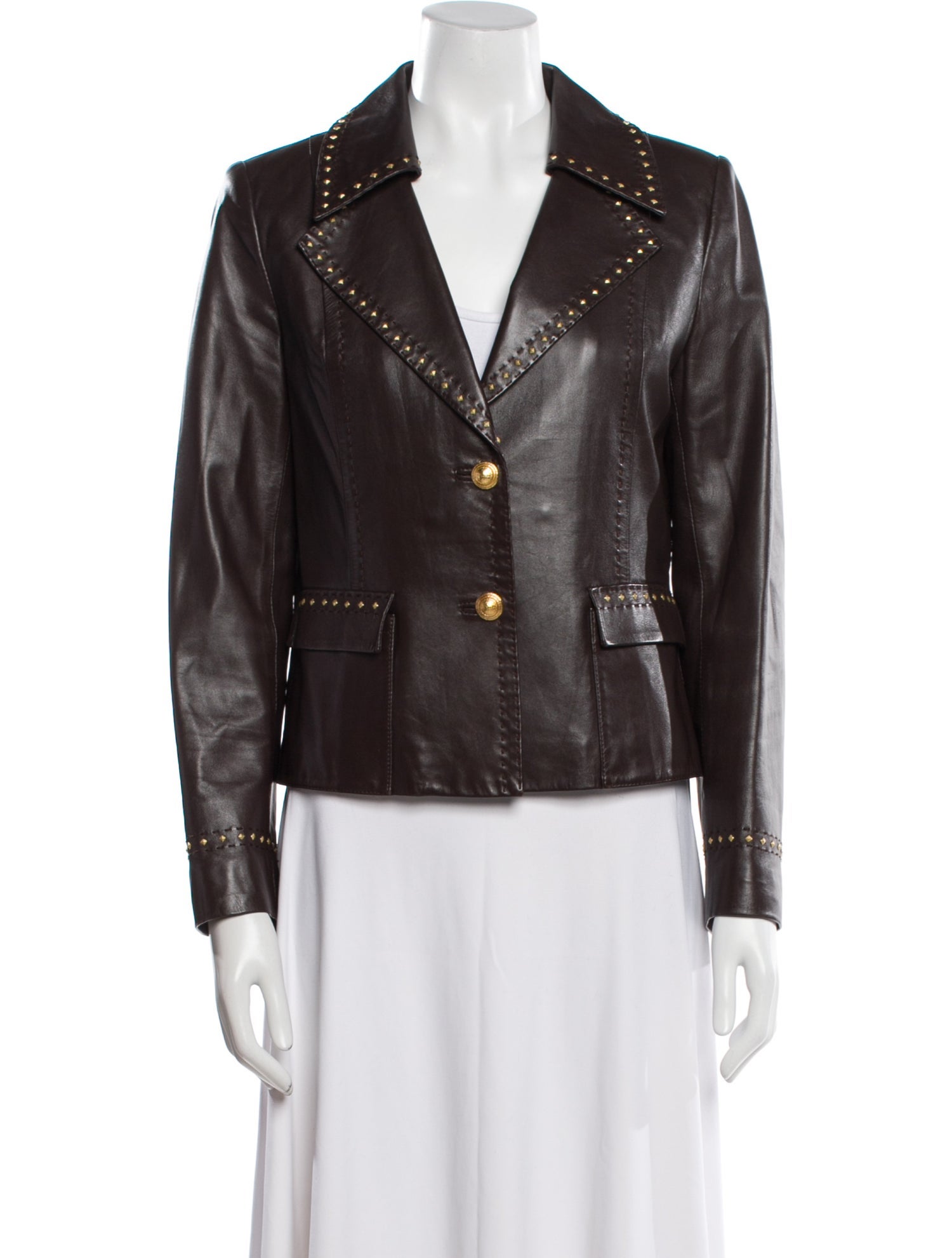 St. John Leather Biker Jacket