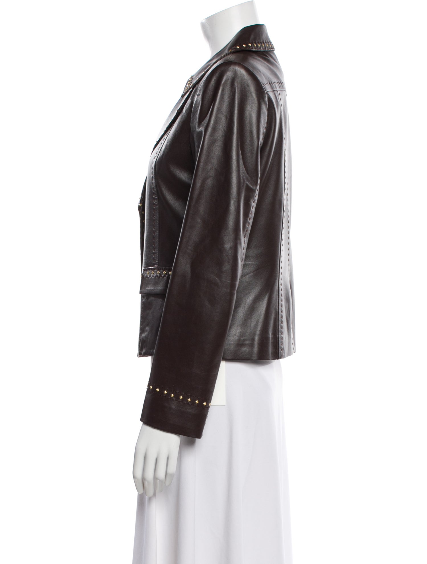 St. John Leather Biker Jacket
