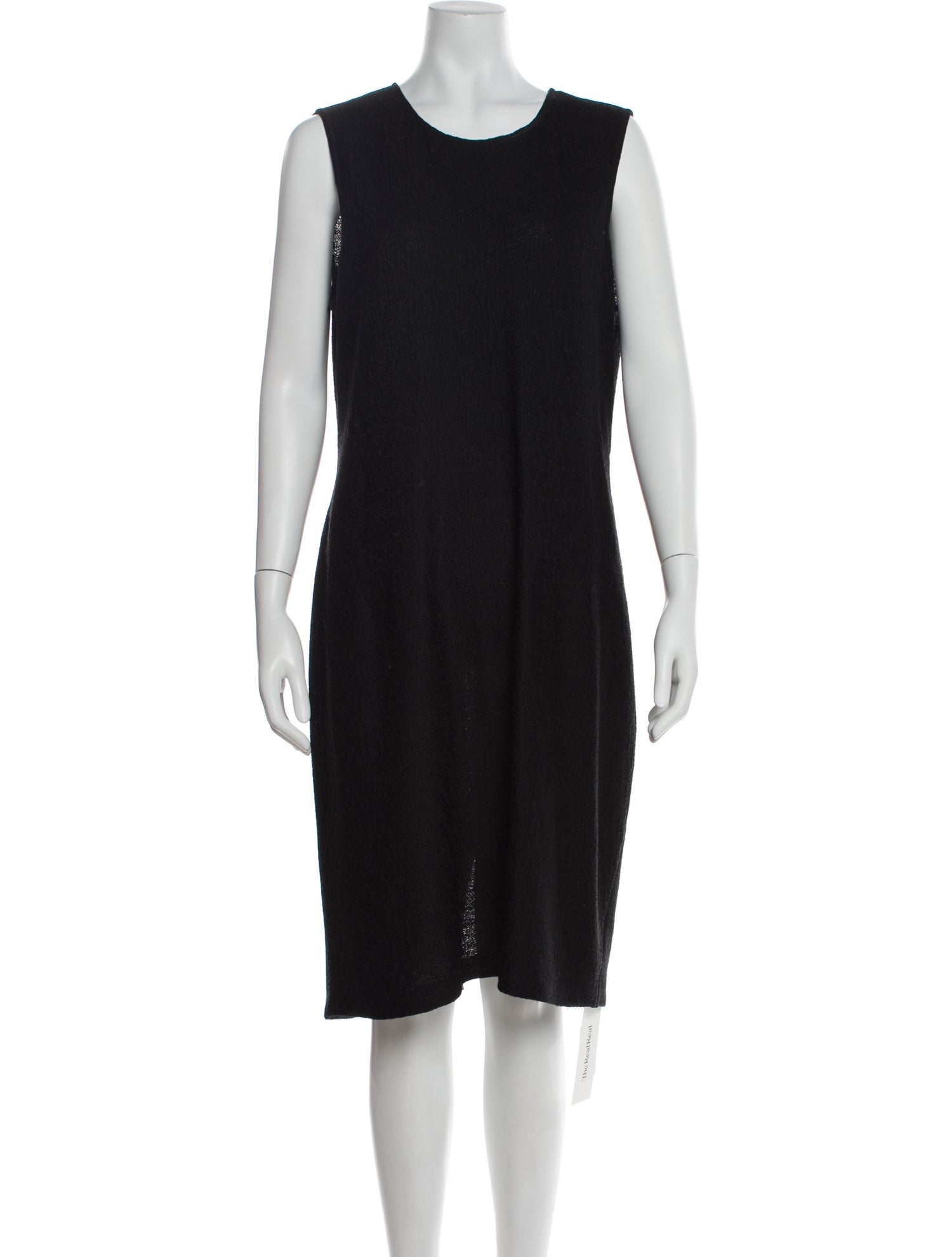 St. John Crew Neck Knee-Length Dress