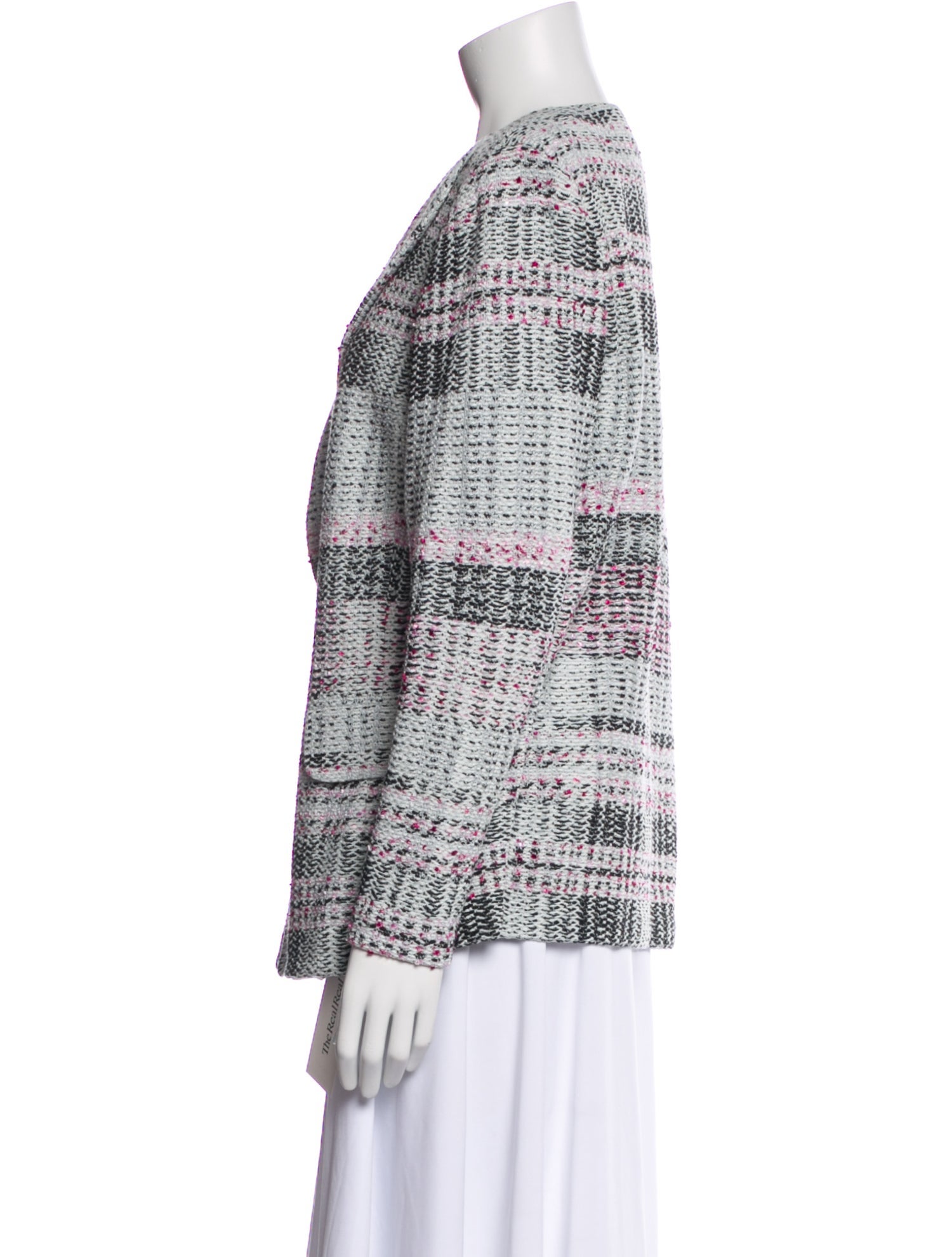 St. John Tweed Pattern Blazer