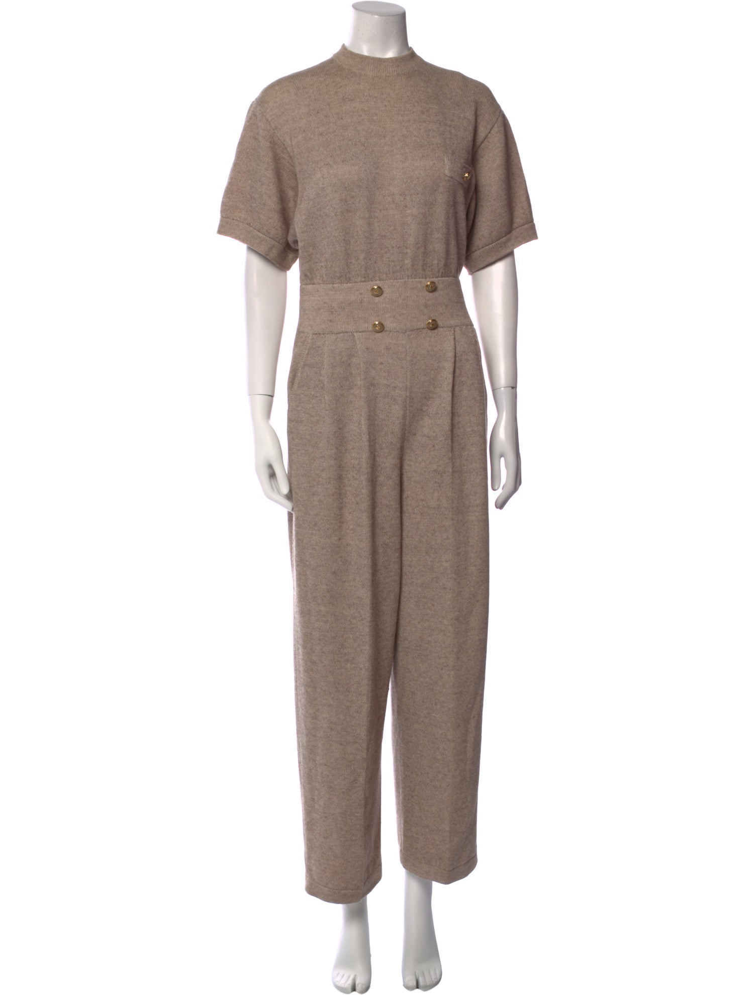 St. John Crew Neck Jumpsuit
