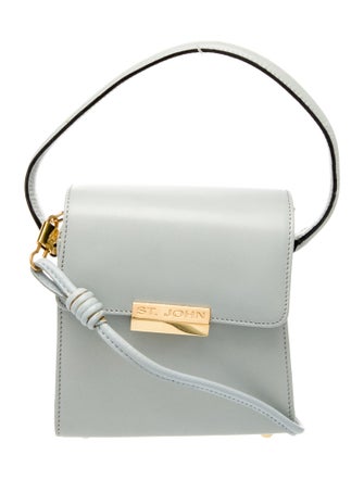 St. John Leather Top Handle Bag