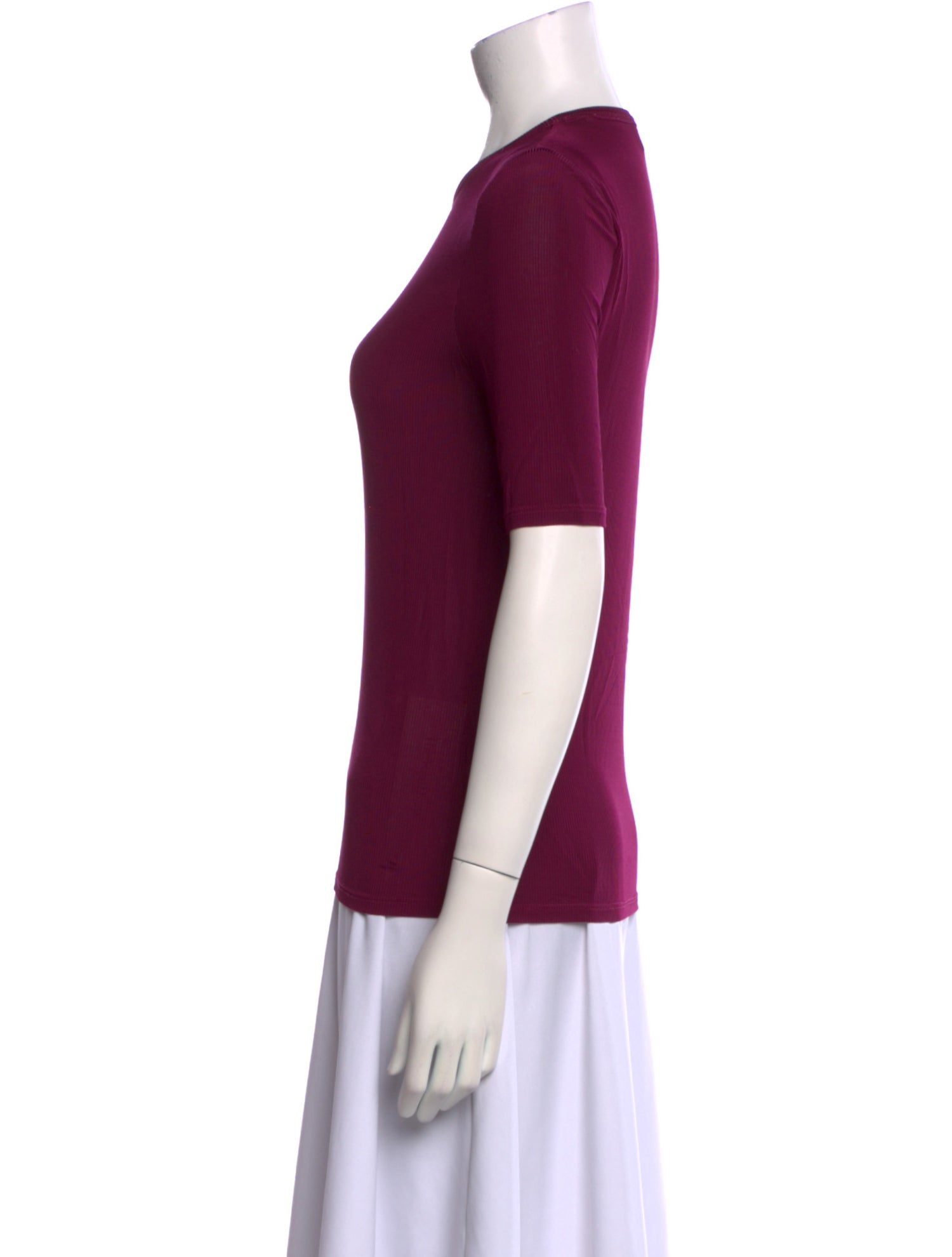 St. John Crew Neck Short Sleeve T-Shirt