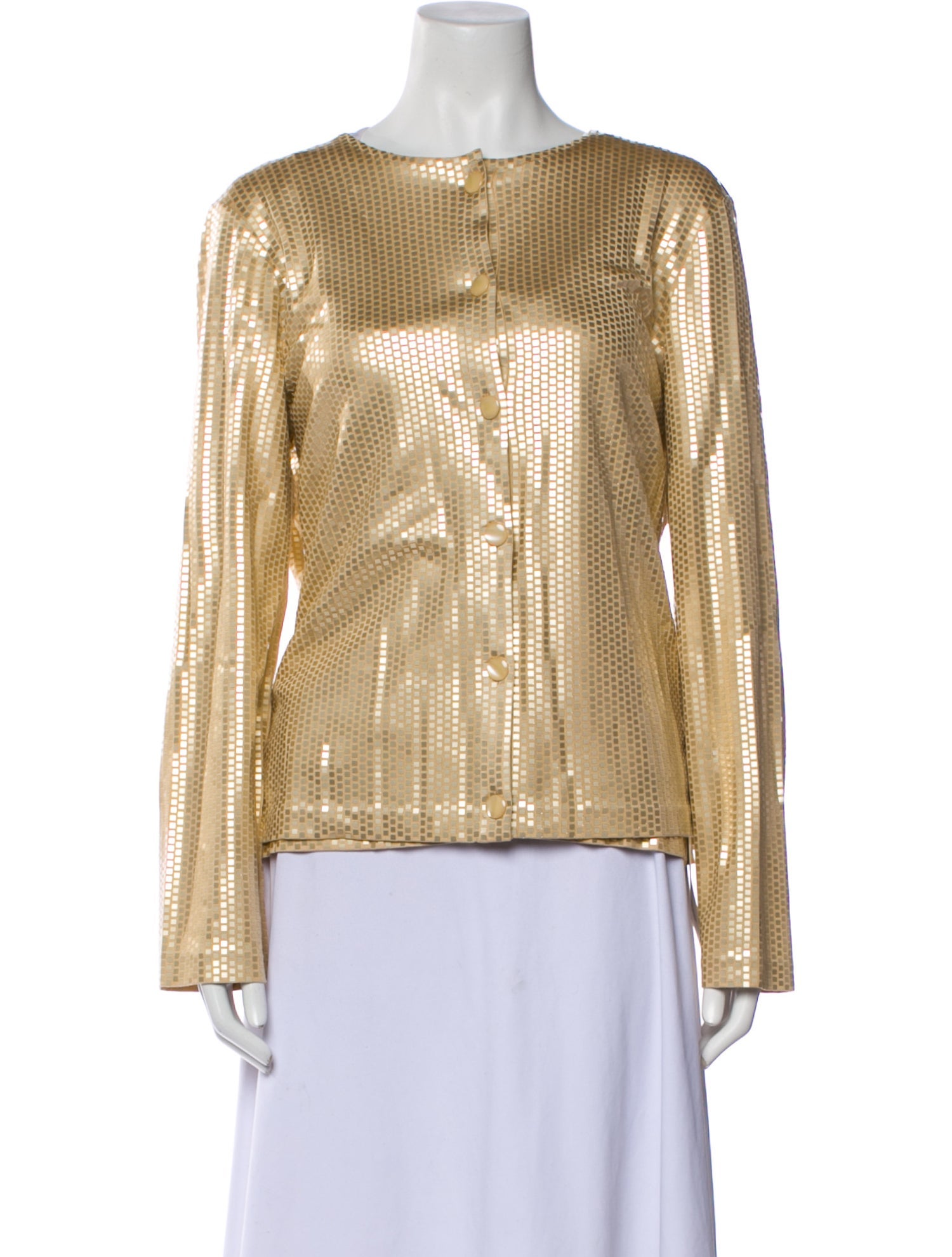 St. John Silk Sequin Embellishments Set