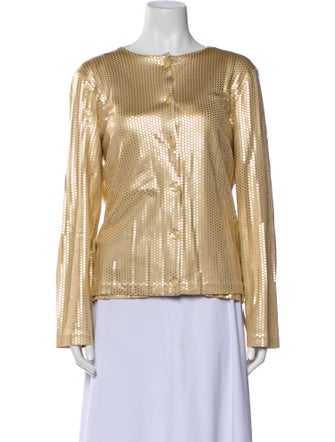 St. John Silk Sequin Embellishments Set