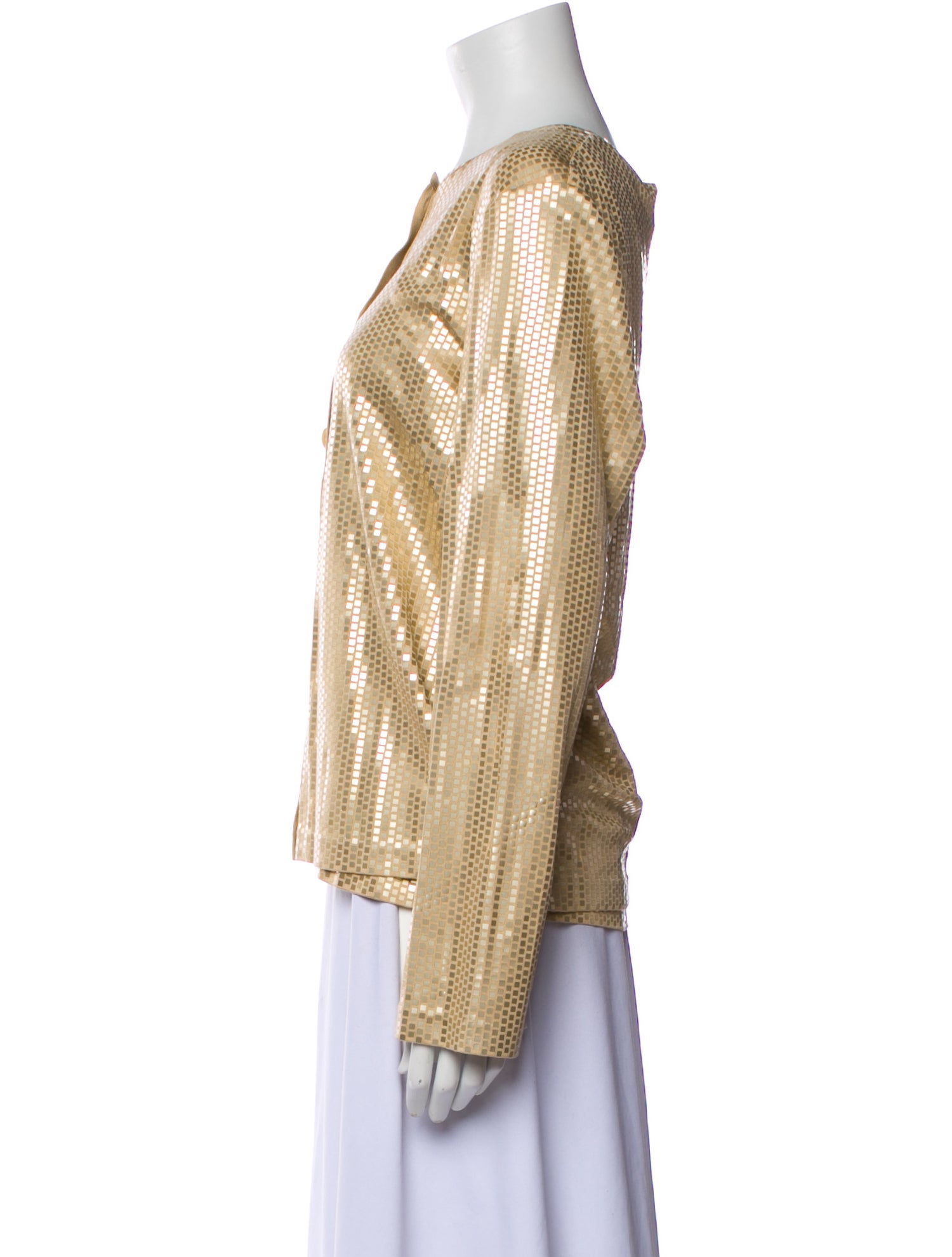 St. John Silk Sequin Embellishments Set