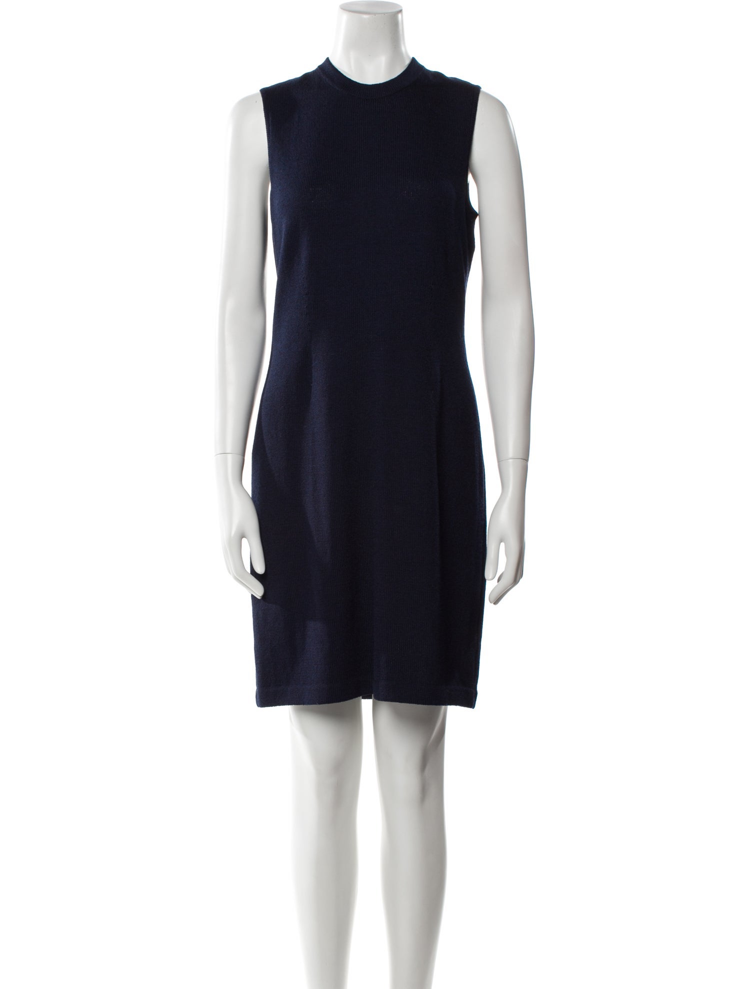 St. John Crew Neck Mini Dress