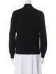St. John Mock Neck Long Sleeve Top