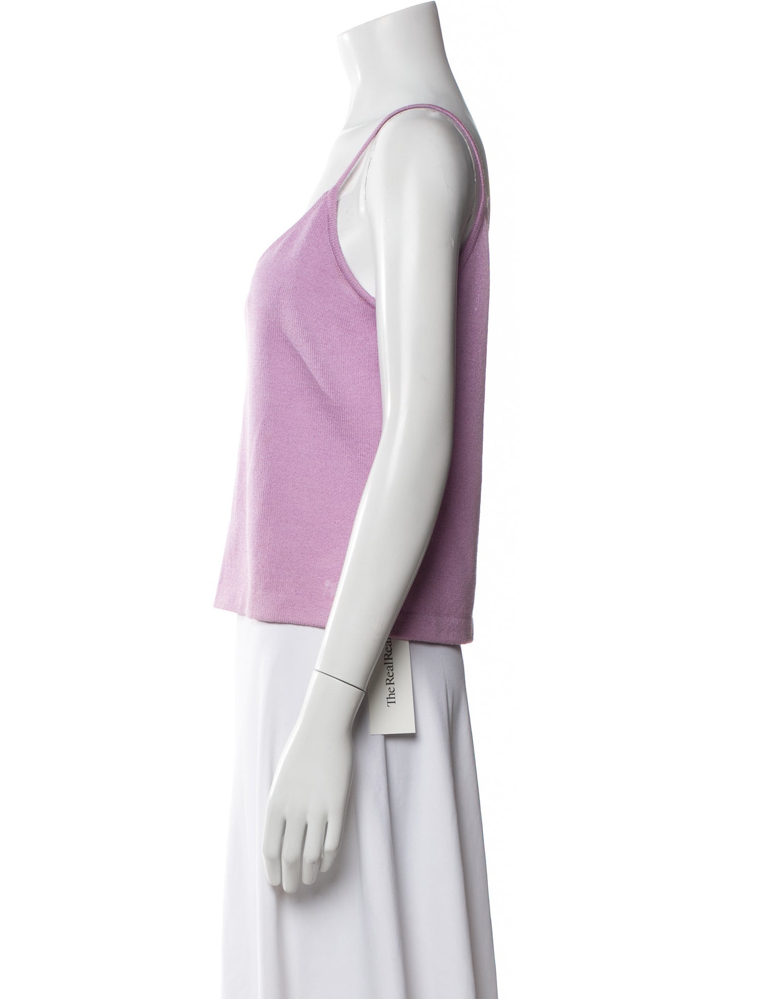 St. John V-Neck Sleeveless Top