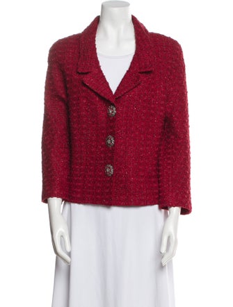 St. John Tweed Pattern Jacket