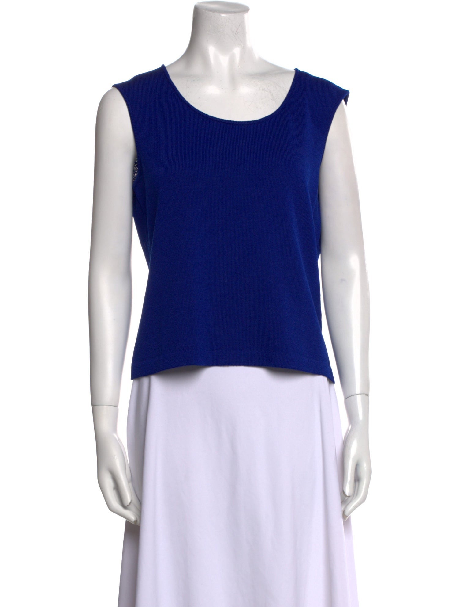 St. John Wool Scoop Neck Top