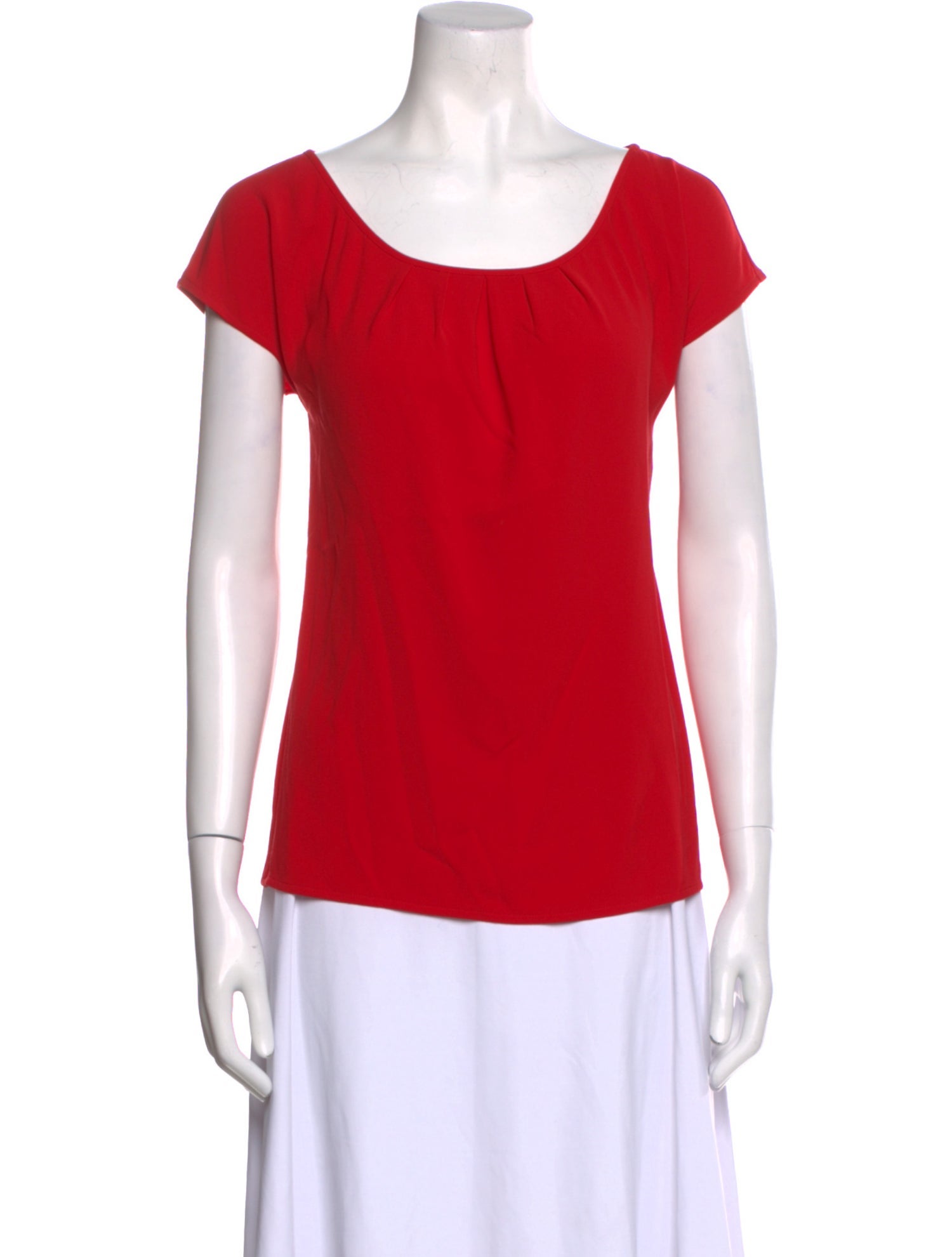 St. John Scoop Neck Short Sleeve T-Shirt