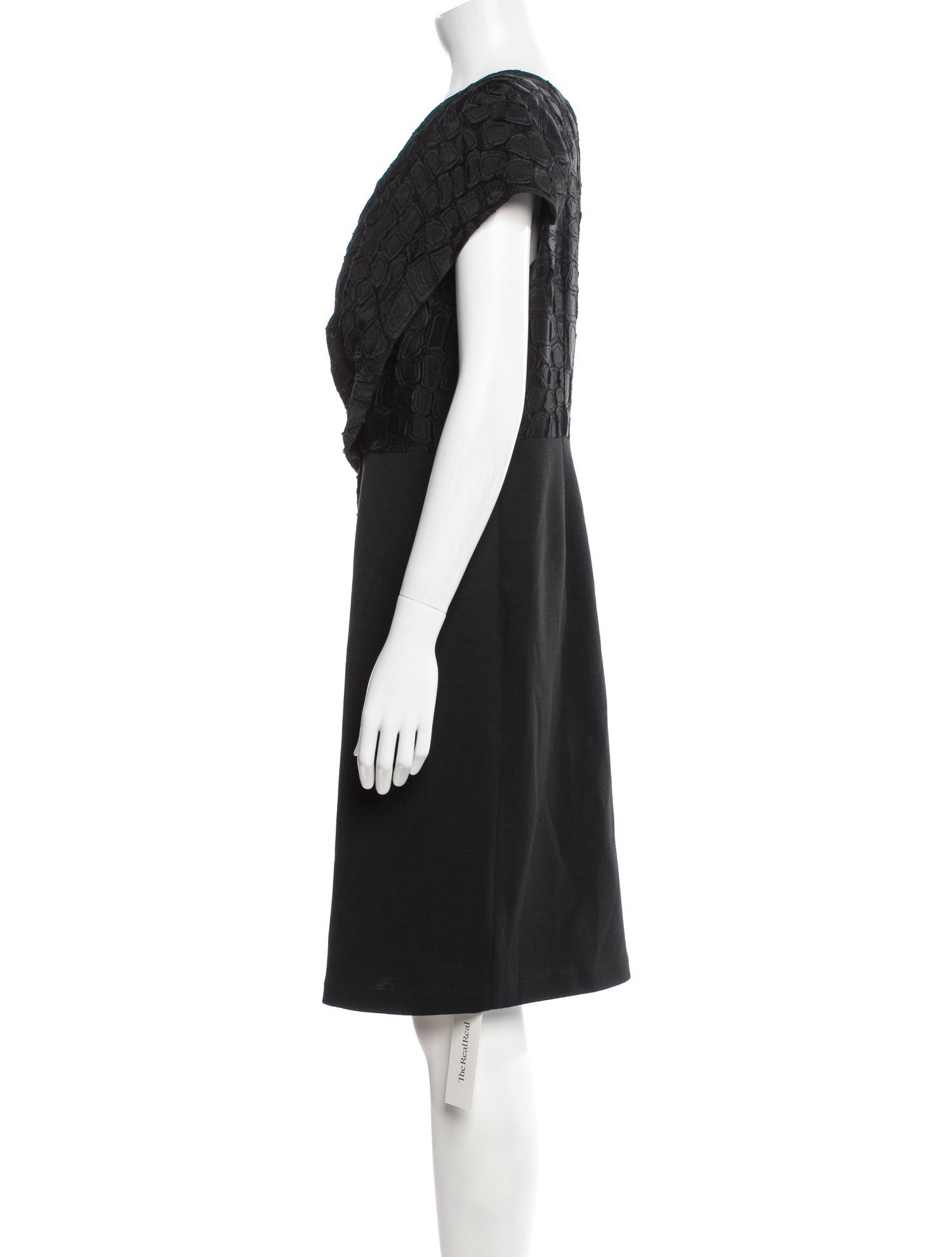 St. John One-Shoulder Knee-Length Dress