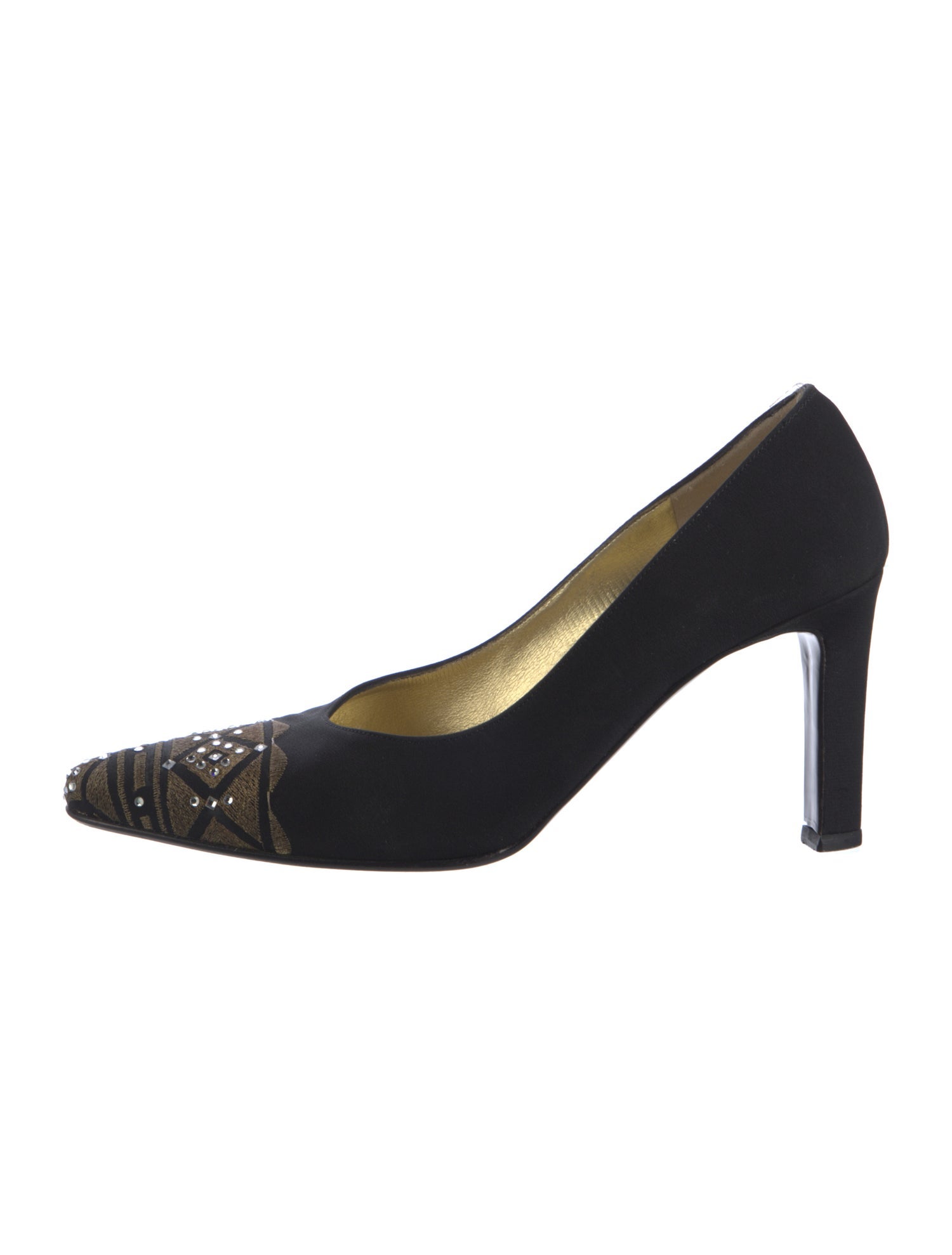 St. John Crystal Embellishments Pumps