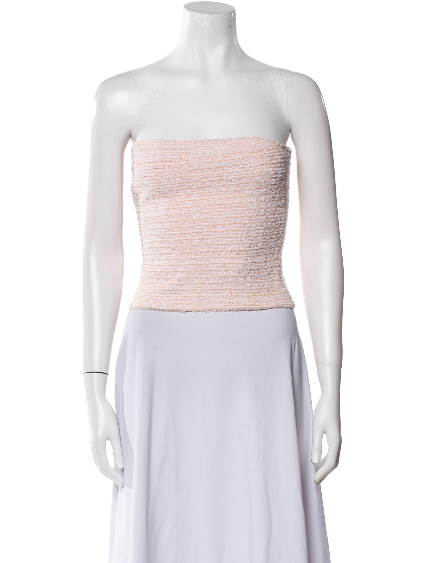 St. John Strapless Crop Top