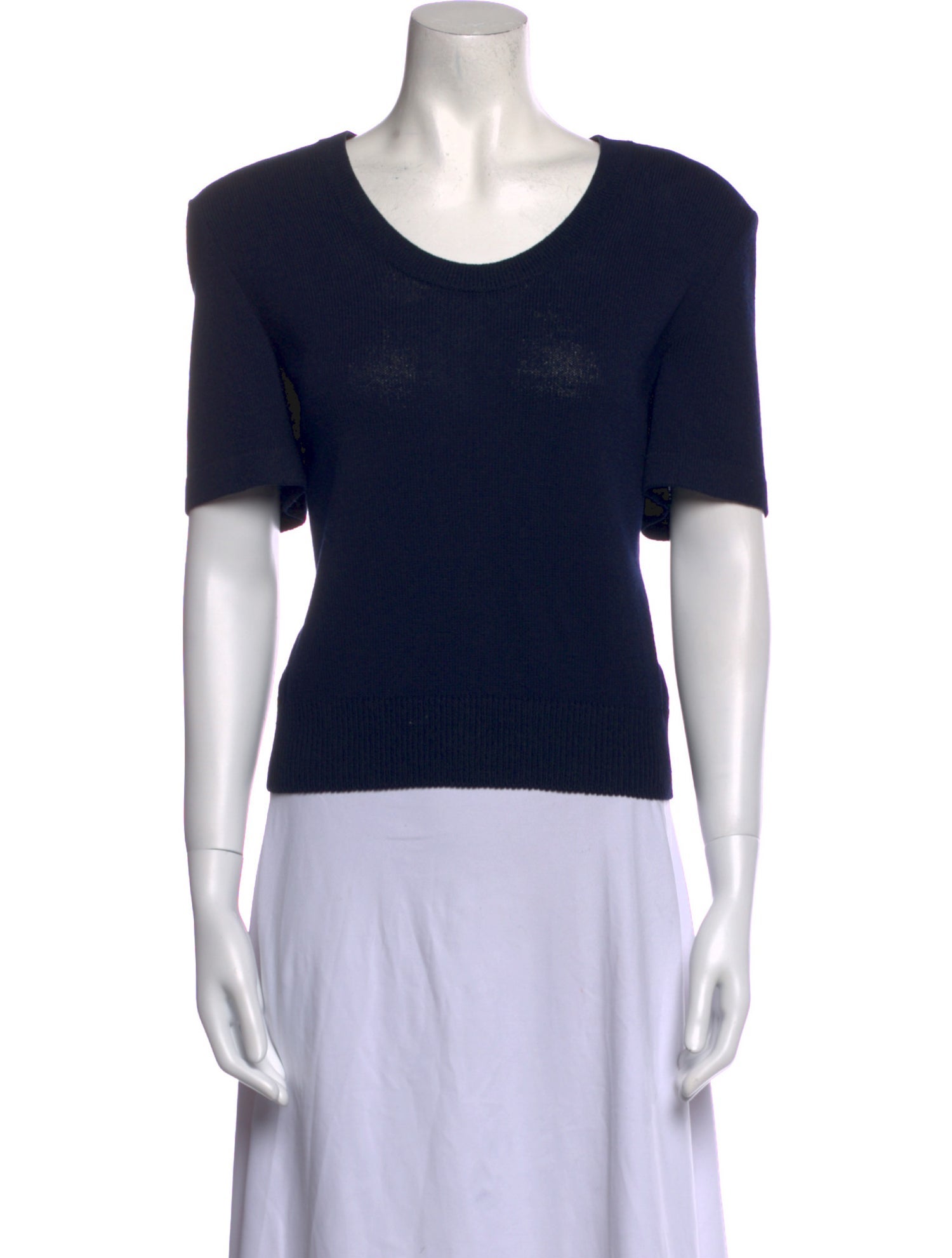 St. John Scoop Neck Sweater