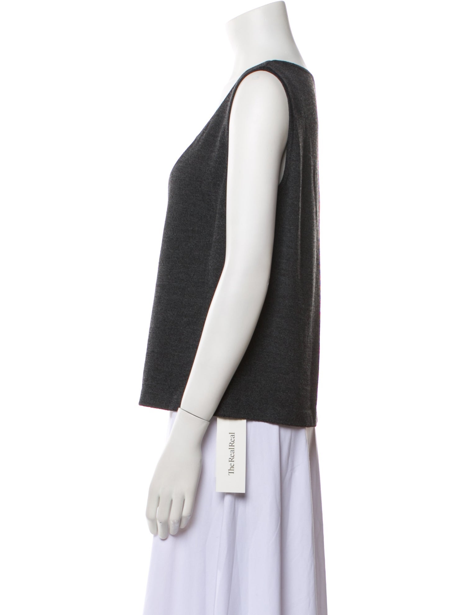 St. John Scoop Neck Sleeveless Top w/ Tags