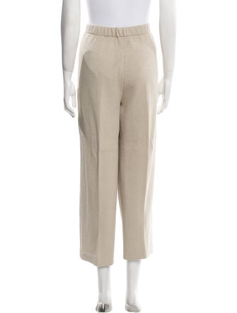 St. John Raw-Edge Trim Sweatpants