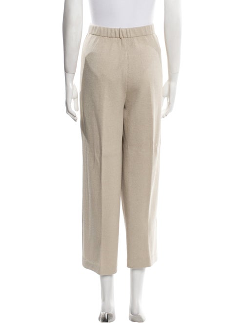 St. John Raw-Edge Trim Sweatpants