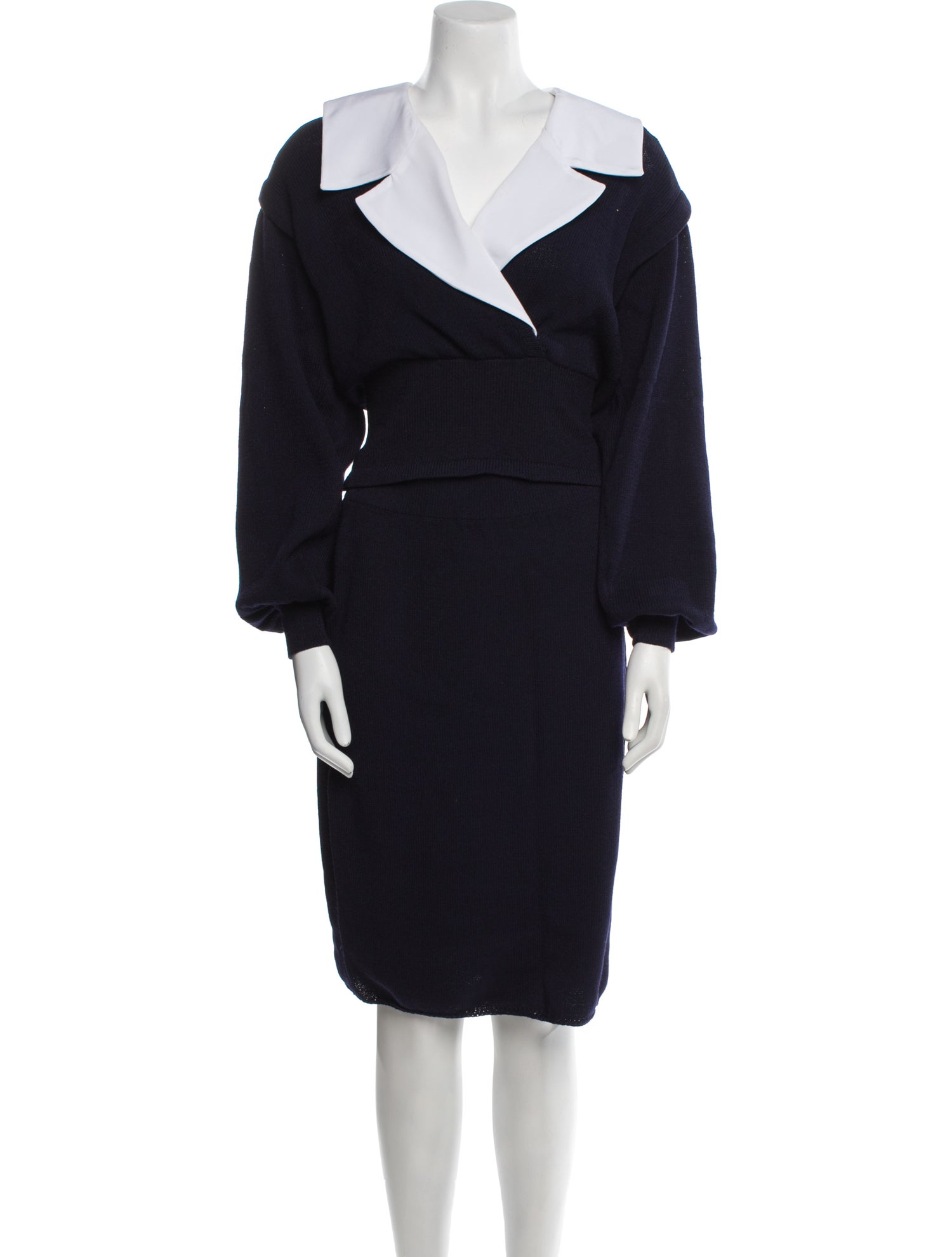 St. John Crystal Embellishments Skirt Set