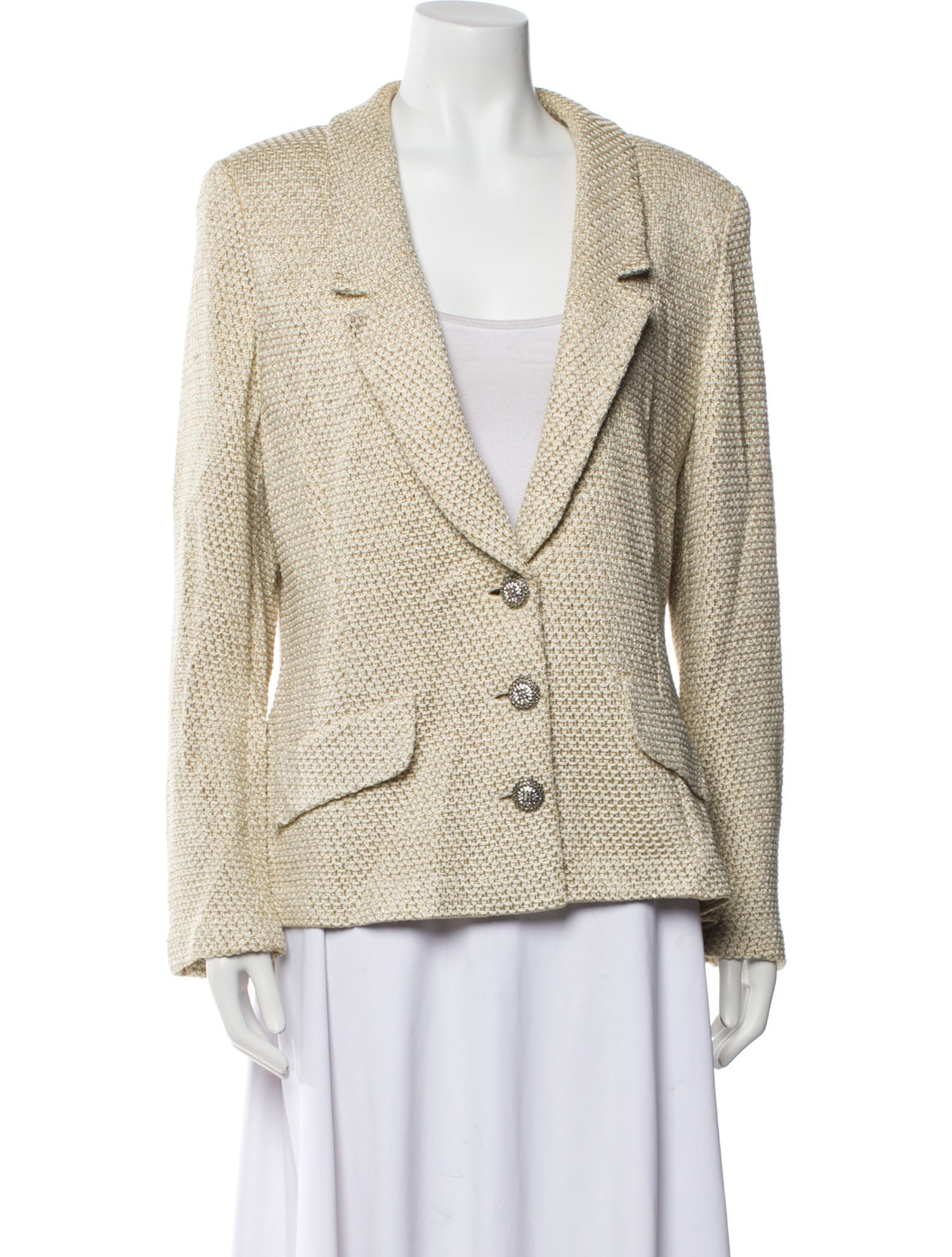 St. John Tweed Pattern Jacket