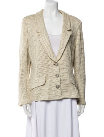 St. John Tweed Pattern Jacket