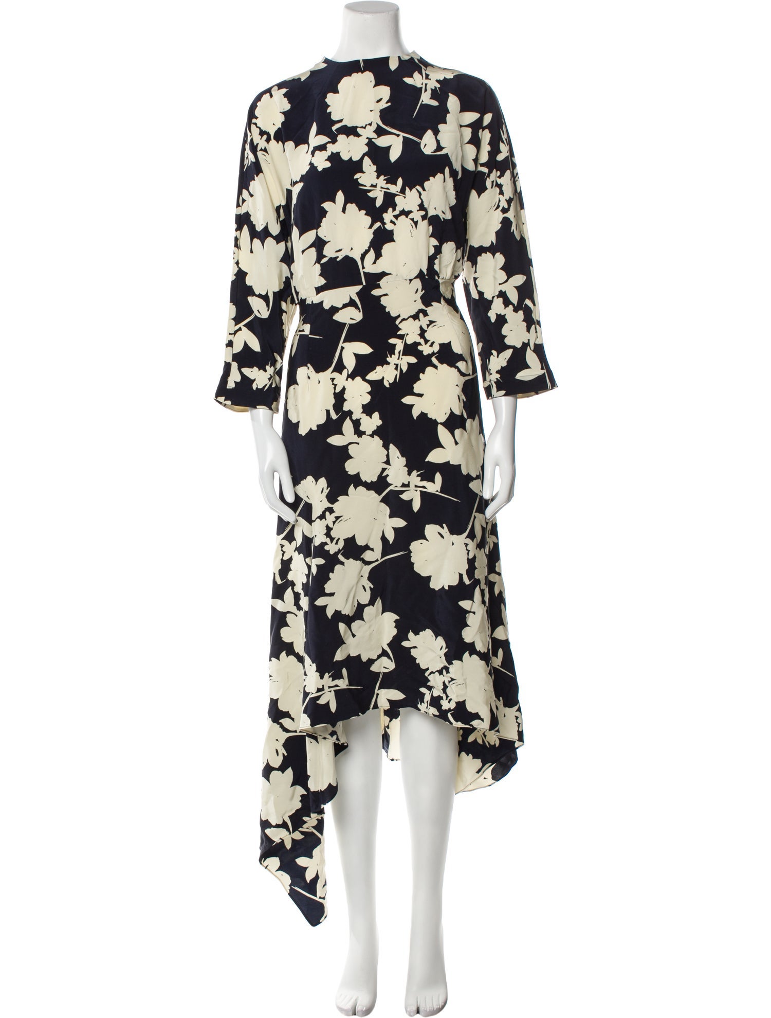 St. John Silk Long Dress